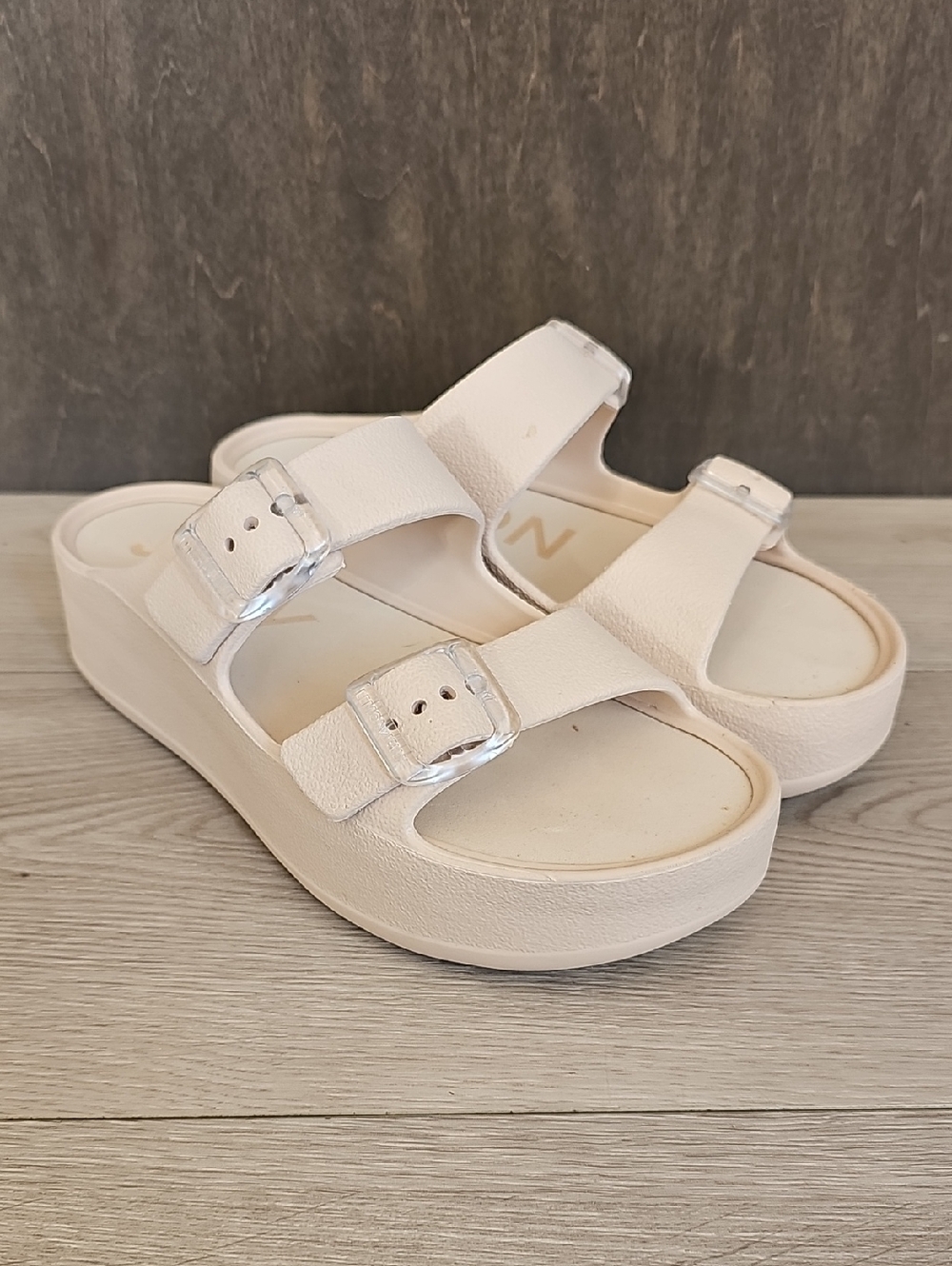 Lemon Jelly Platform Fenix Sandals, Size 6